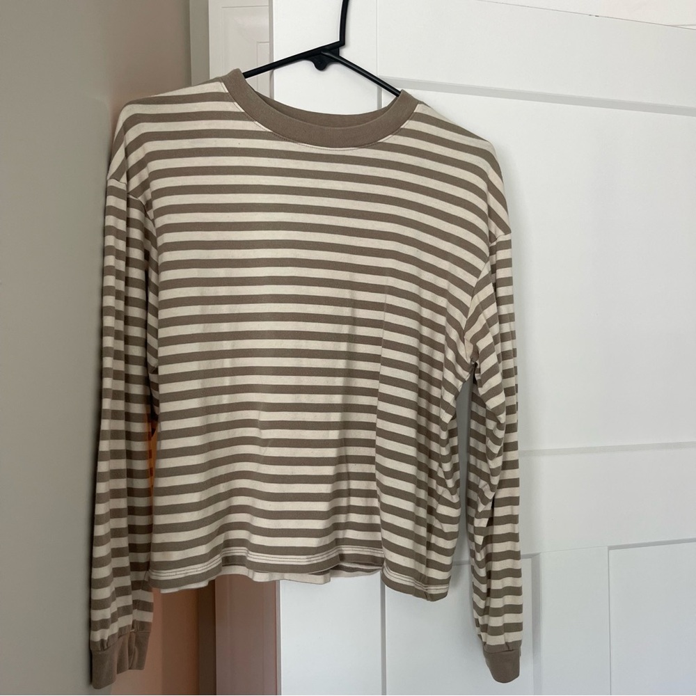 Madewell Striped Long Sleeve Top